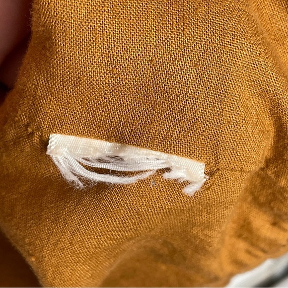 Free People Cloud 9 Bubble Tee Linen Blend in Pecan Brown M - Picture 11 of 11